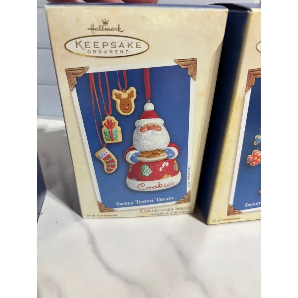 Hallmark Keepsake Sweet Tooth Treats Ornaments 2002-2005 Collector's Series Lot